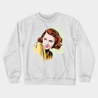 Ingrid Bergman - An illustration by Paul Cemmick Crewneck Sweatshirt